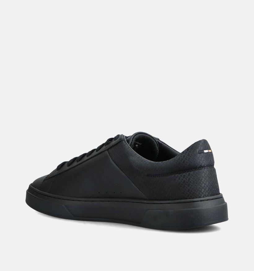BOSS Kieran Tenn Zwarte Veterschoenen voor heren (366460) - geschikt voor steunzolen