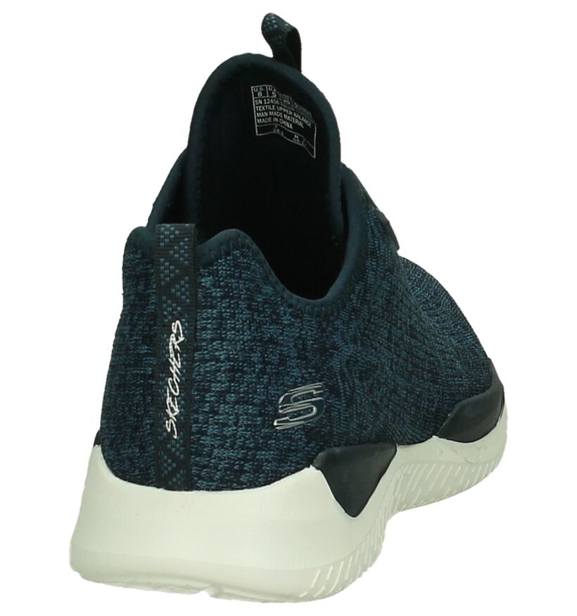 Blauwe Sneakers Skechers Air Cooled in stof (202871)