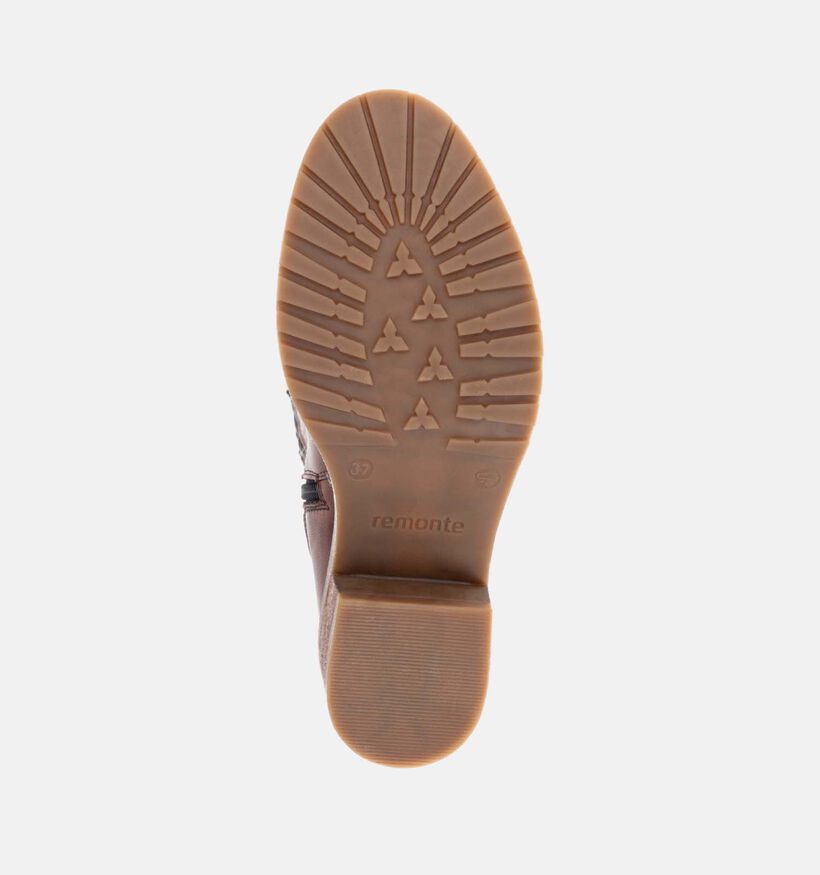 Remonte Bottes hautes en Cognac pour femmes (347231) - pour semelles orthopédiques
