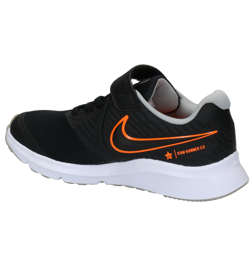 Nike Star Runner 2.0 Zwarte Sneakers in stof (274958)