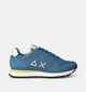 Sun68 Tom Solid Baskets en Bleu pour hommes (351838) - pour semelles orthopédiques