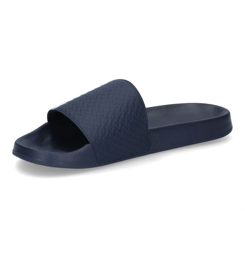 Tommy Hilfiger Corporate Blauwe Badslippers in kunststof (304049)