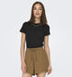 JDY Solar Zwart T-shirt voor dames (351363)