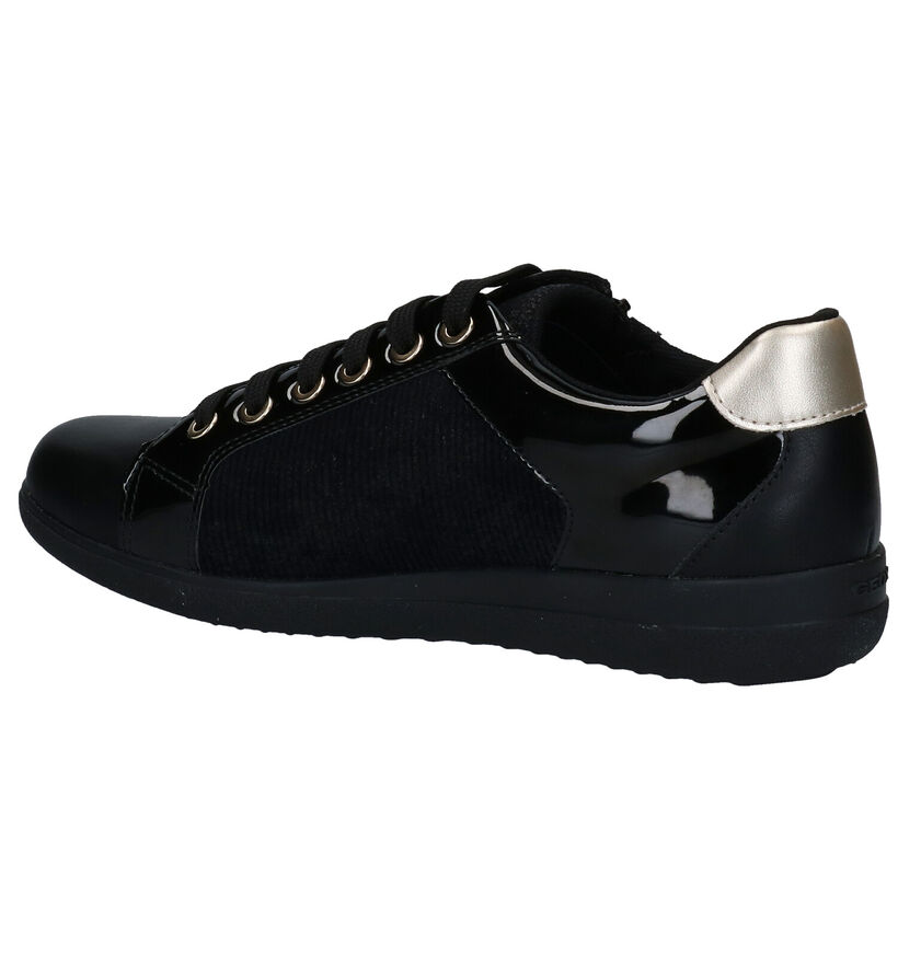 Geox Nihal Chaussures à Lacets en Noir en textile (278857)
