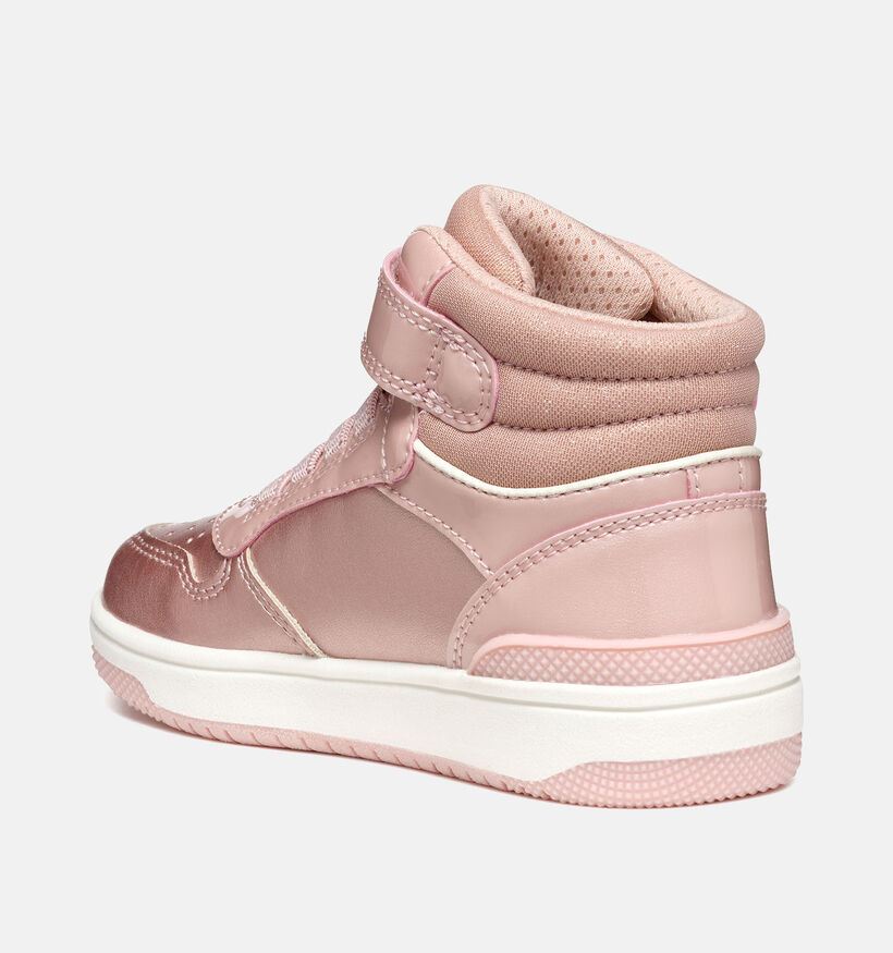 Geox Washiba Baskets en Rose pour filles (344540) - pour semelles orthopédiques