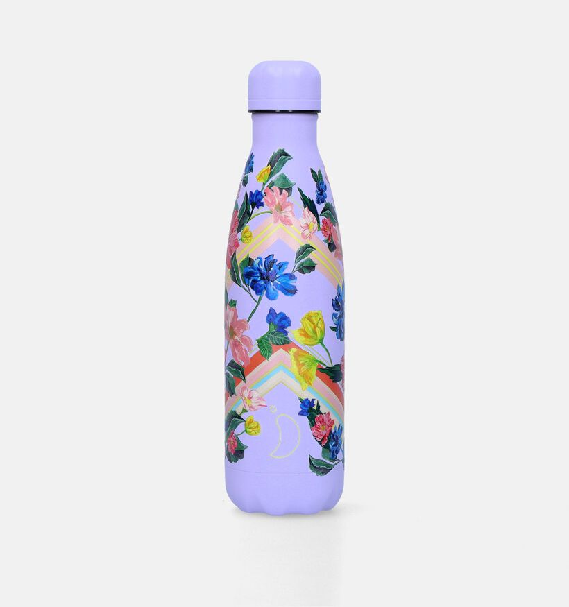 Chilly&rsquo;s x Floral Graphic Garden Lila Drinkfles 500ml voor meisjes, dames (348990)