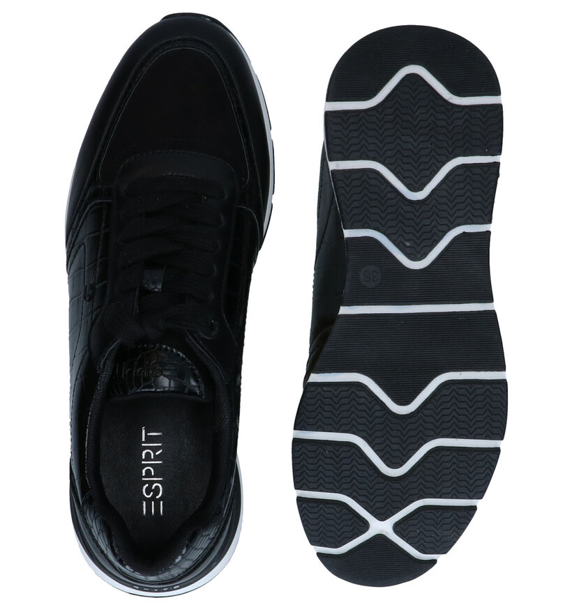 Esprit Baskets basses en Noir en simili cuir (279620)