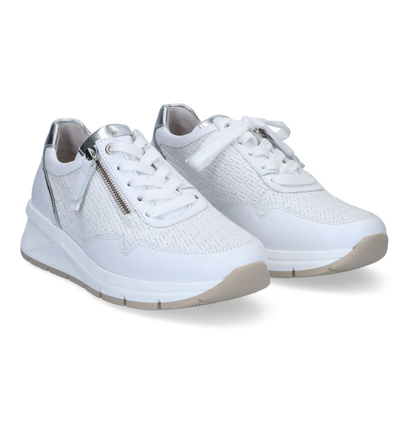Gabor OptiFit Chaussures à lacets en Blanc pour femmes (306124) - pour semelles orthopédiques