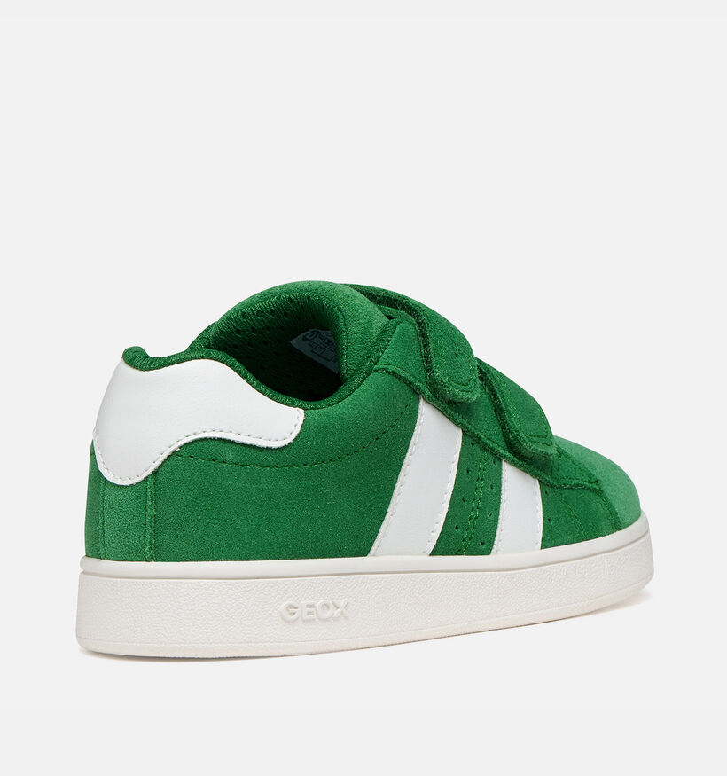Geox Eclyper Groene Velcroschoenen voor jongens (368434) - geschikt voor steunzolen