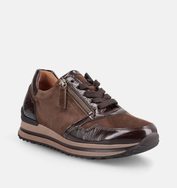 Gabor Comfort Low Sneakers Bruin/Bordeaux