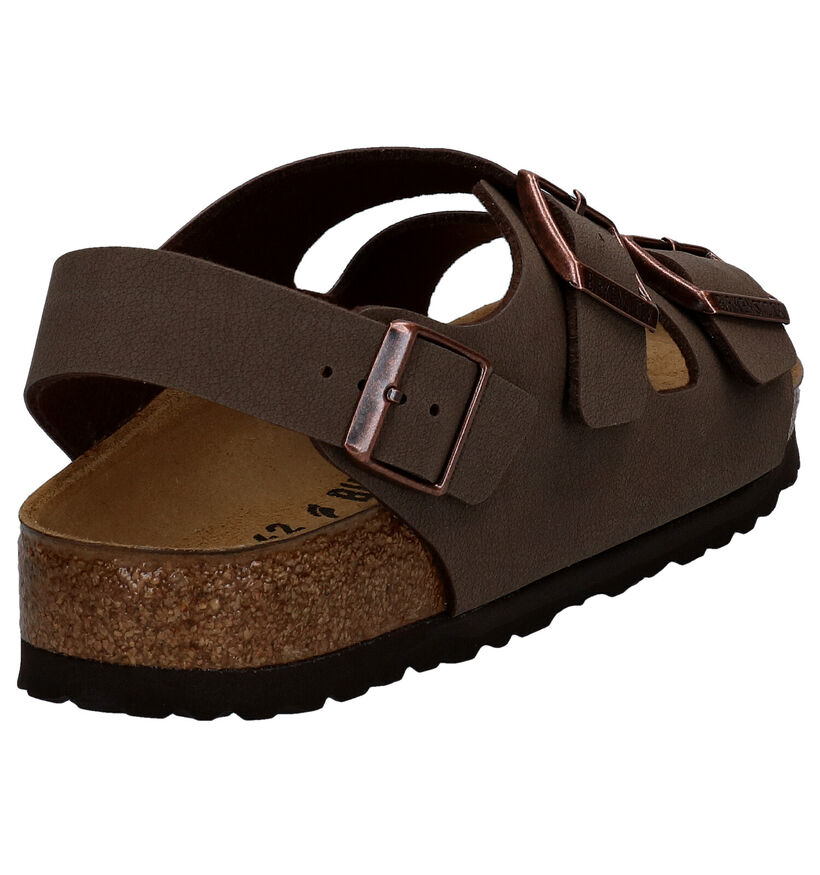 Birkenstock Milano Zwarte Sandalen in kunstleer (305410)