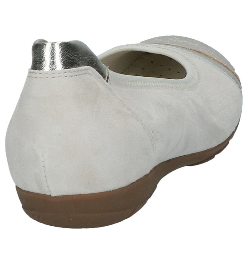 Gabor Hovercraft Ballerines en Gris clair en daim (216160)