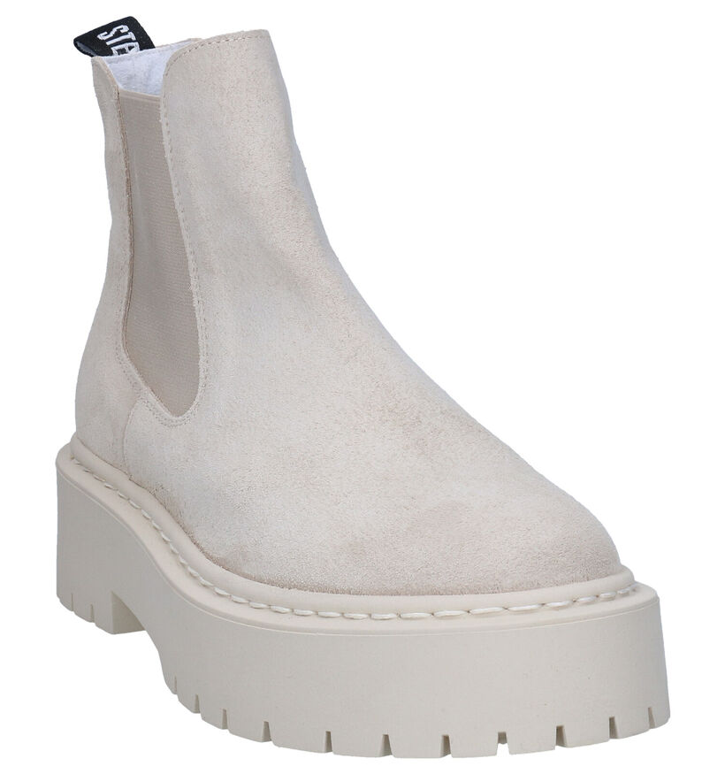 Steve Madden Veerly Beige Boots in nubuck (300600)