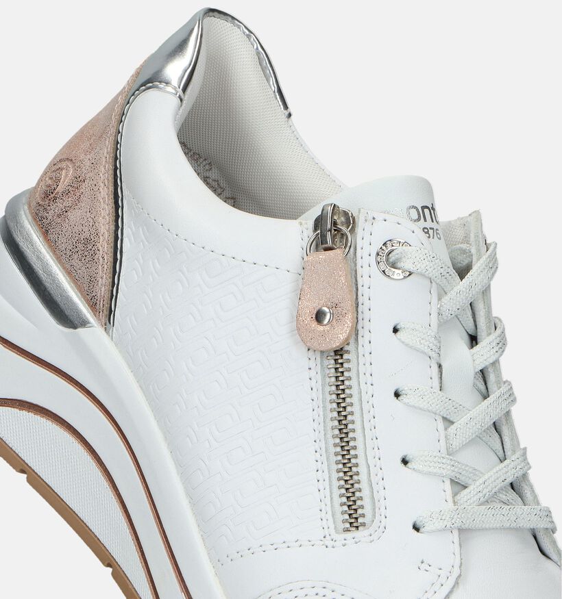 Remonte Witte Sneakers voor dames (335532) - geschikt voor steunzolen