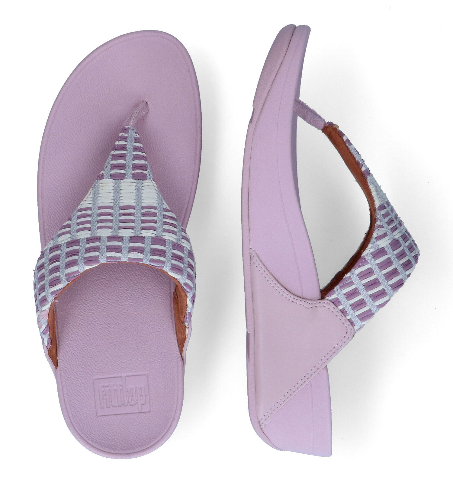 FitFlop Lulu Art Denim Lila Teenslippers | Dames Slippers | Online op  TORFS.BE