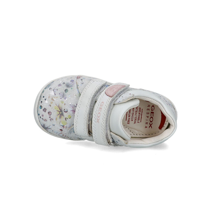Geox Macchia Witte Babyschoentjes in leer (326562)