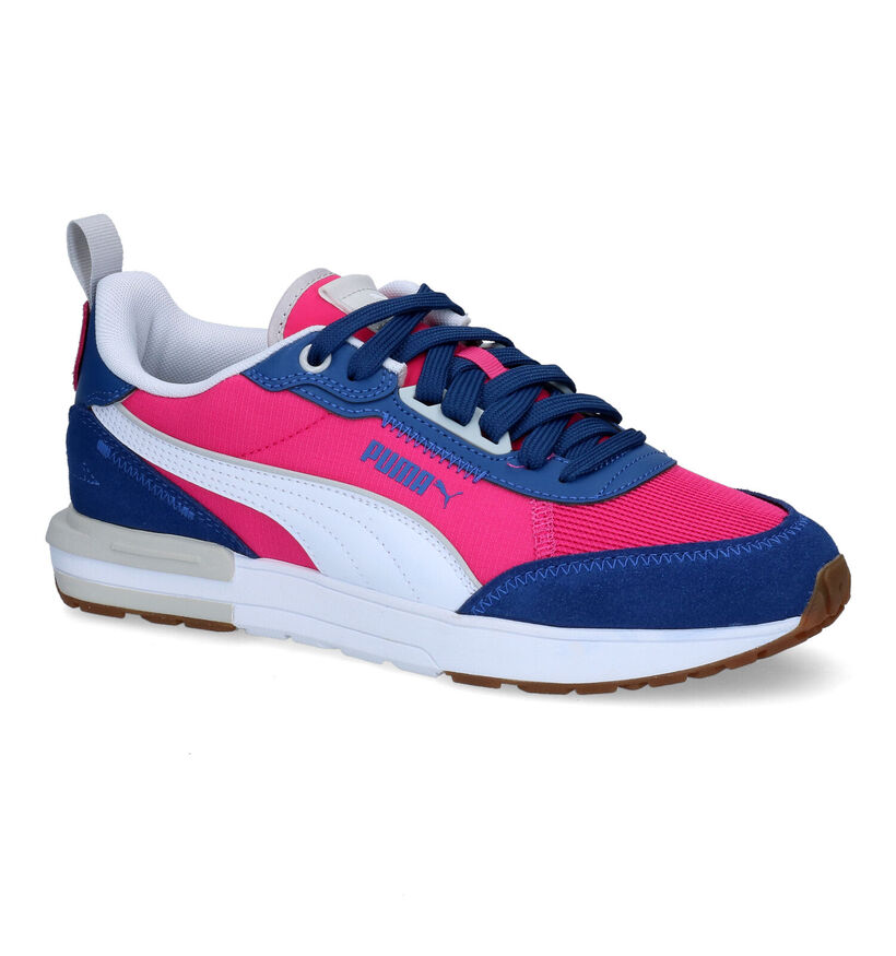 Puma Baskets sportives en Rose pour femmes (301367) - pour semelles orthopédiques