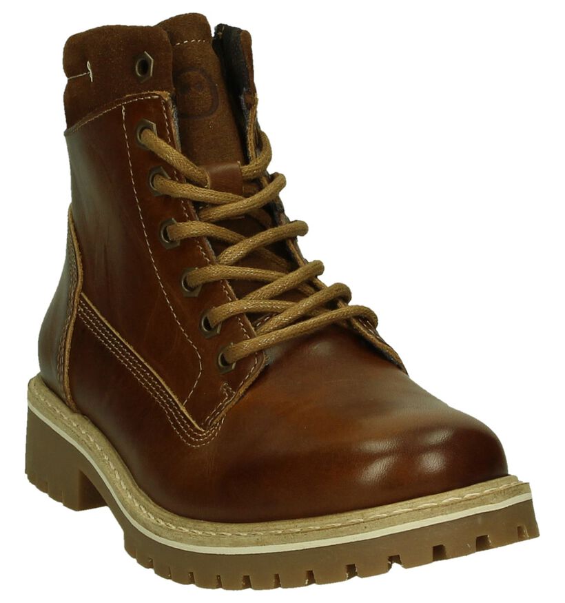 Cognac Ghost Rockers Boots in leer (202363)