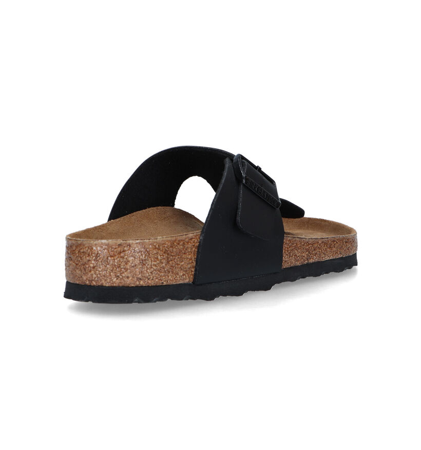 Birkenstock Ramses Tongs en Noir en simili cuir (322799)