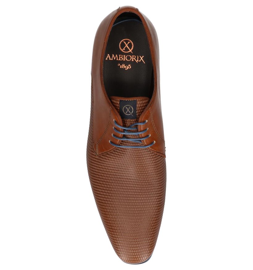 Ambiorix Chaussures habillées en Cognac en cuir (249174)