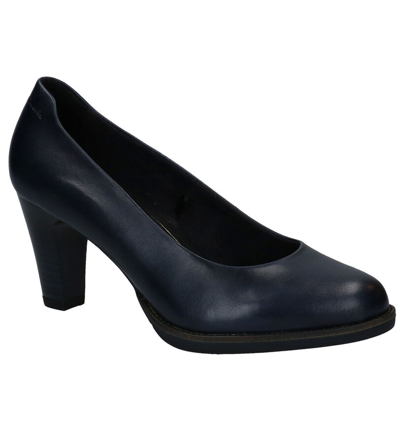Tamaris TOUCH it Blauwe Pumps in nubuck (280727)