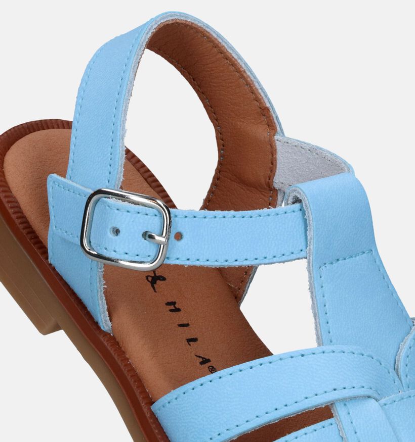 Milo & Mila Sandales en Bleu clair pour filles (340772)