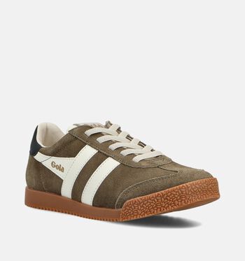 Gola Low Baskets Fuchsia/Black/Evergreen/Evergreen/Off White/Fuchsia/Khaki/Off White/Black