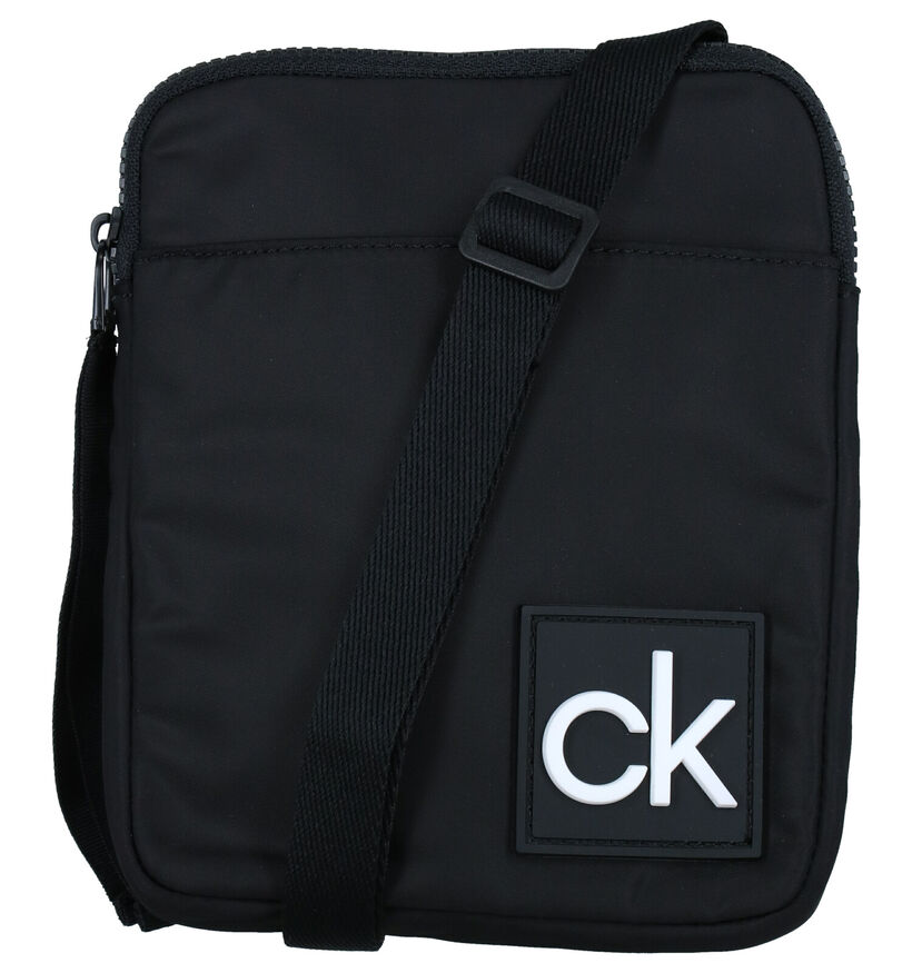 Calvin Klein Accessories Flat Pack S Zwarte Crossbody Tas in stof (280461)
