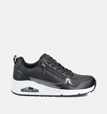 Skechers Low Baskets Noir/Taupe