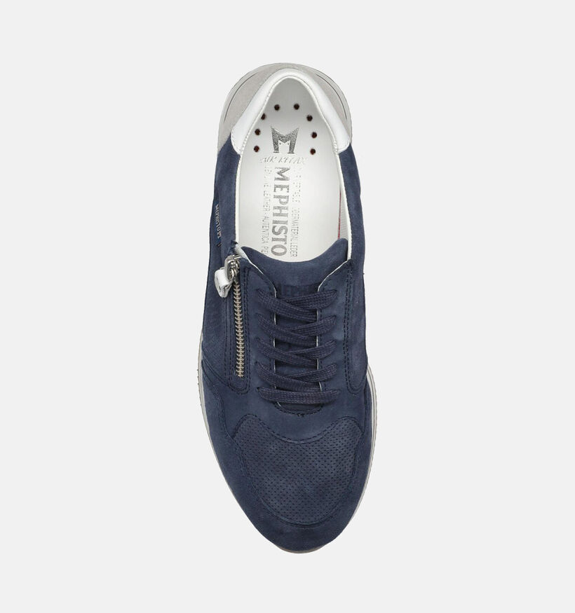 Mephisto Leenie Blauwe Sneakers voor dames (354287) - geschikt voor steunzolen