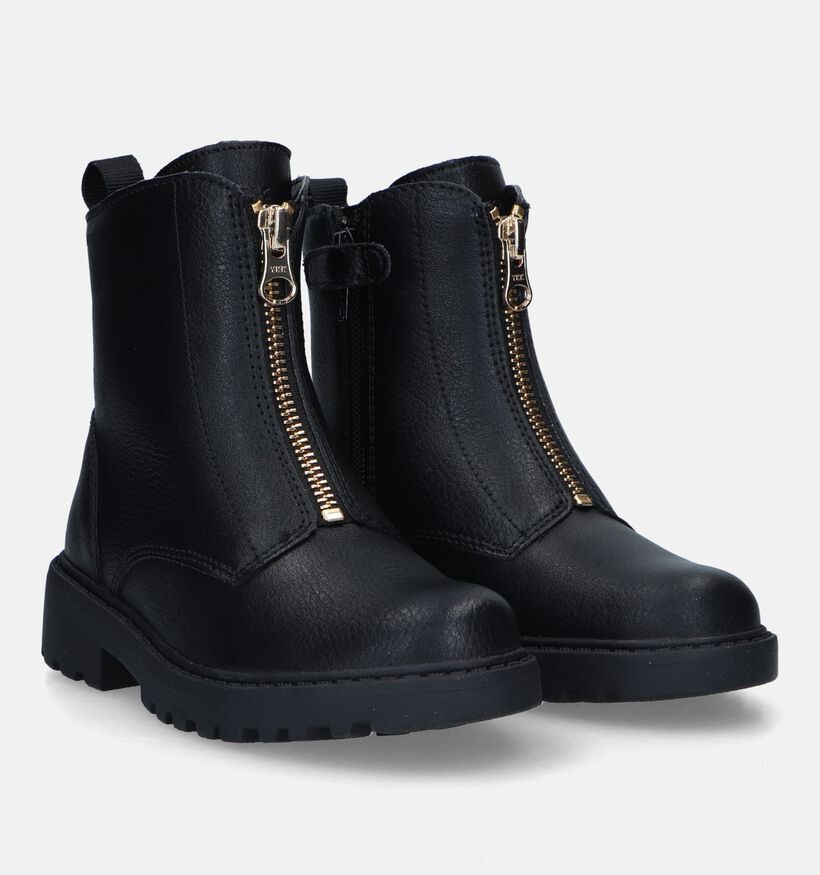 Geox Casey Zwarte Boots voor meisjes (328507) - geschikt voor steunzolen