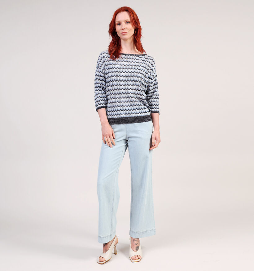 Expresso Blauwe Gebreide Trui voor dames (359604)