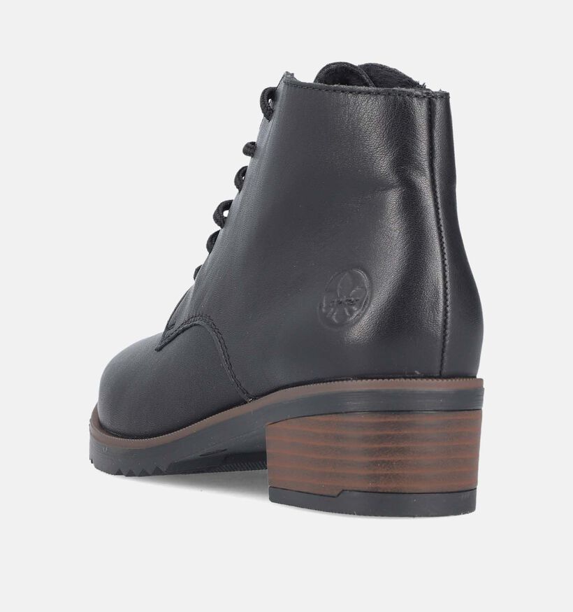 Rieker Bottines à lacets en Noir pour femmes (347423)