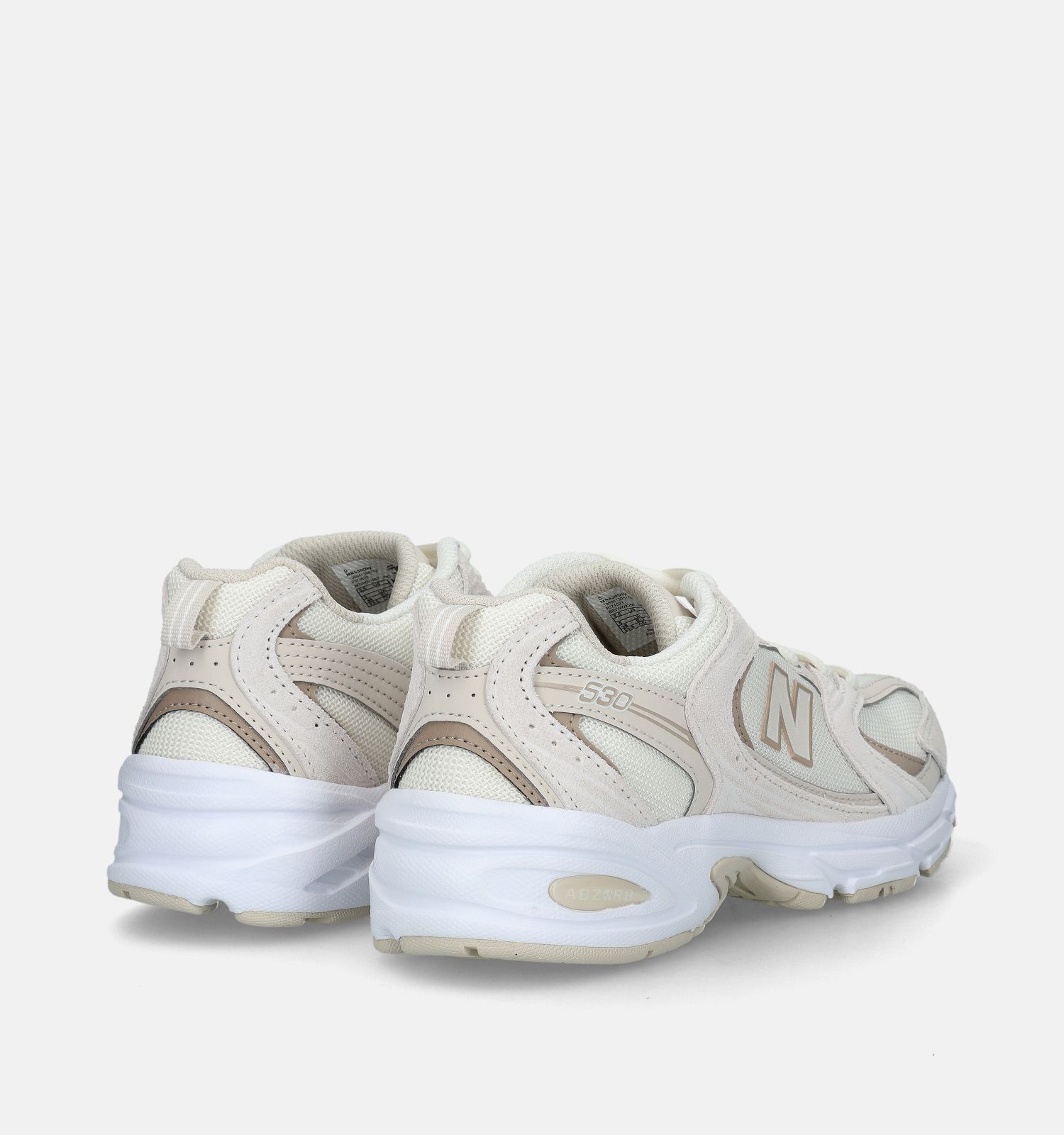 Beige witte sneakers dames sales