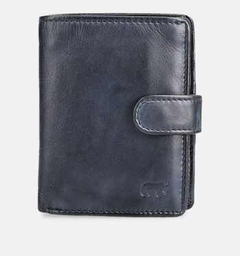 Bear Design Portemonnees Zwart/Cognac/Bruin/Blauw
