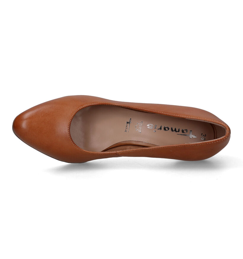 Tamaris Beige Pumps in leer (320506)