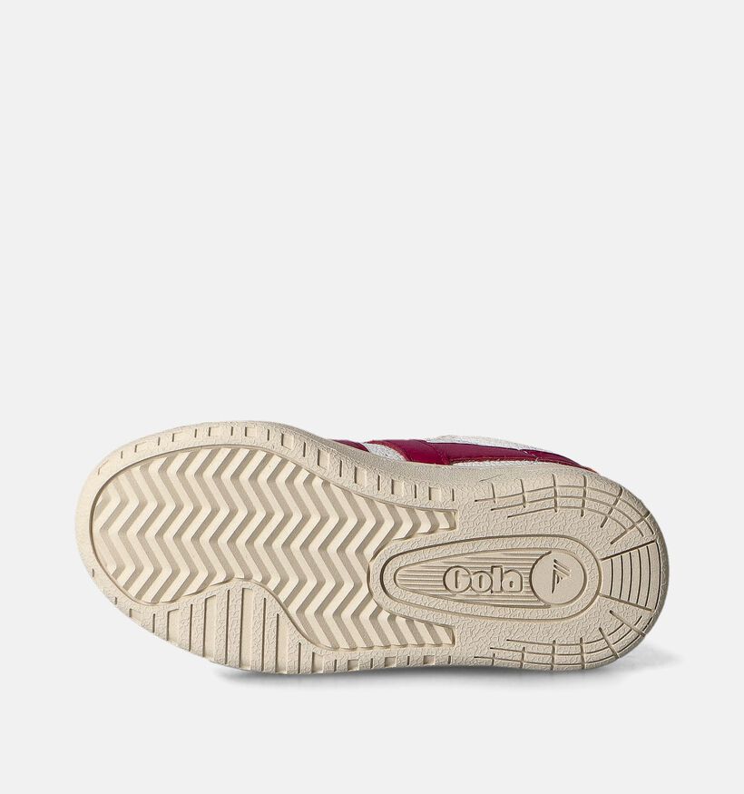 Gola Falcon Strap Witte Velcroschoenen voor jongens, meisjes (362411) - geschikt voor steunzolen