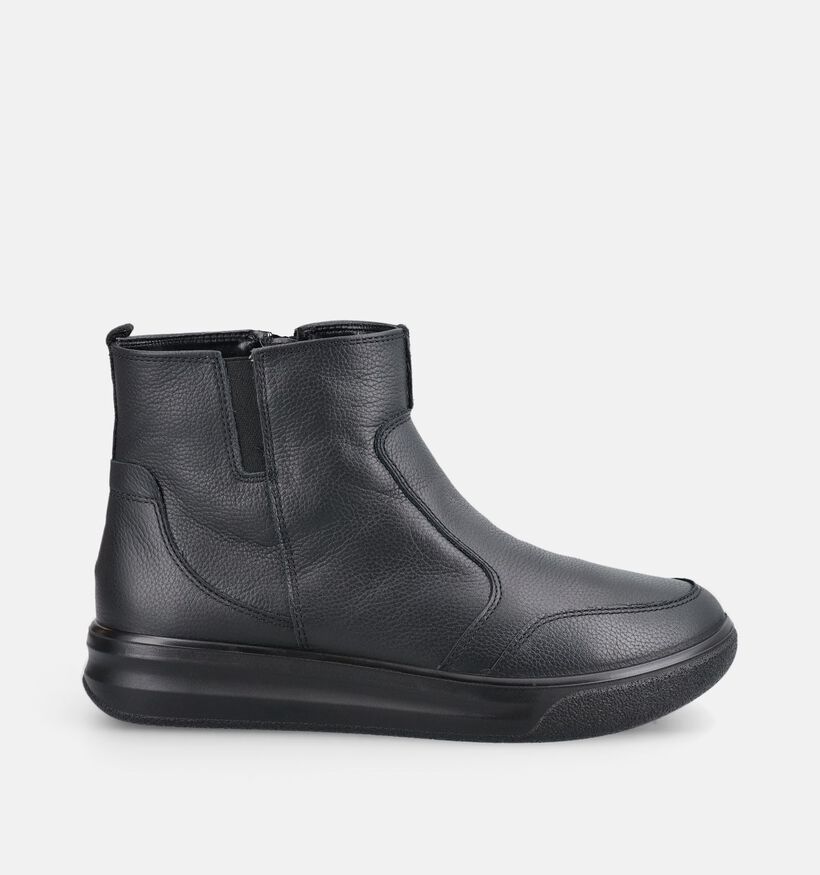 Ara Firenze Bottines motardes en Noir pour femmes (380003) - pour semelles orthop&eacute;diques