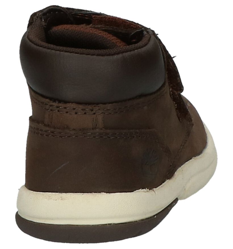 Donker Bruine Timberland Toddle Tracks Boots met Velcro, , pdp