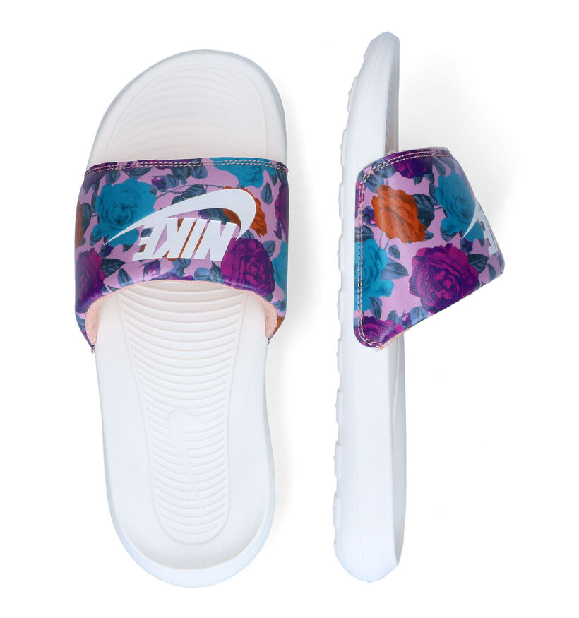 Nike Victori One Nu-pieds en Rose pour femmes (302552)
