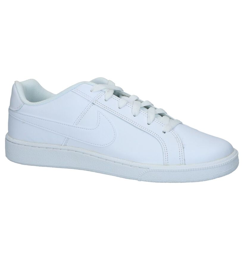 Nike Court Royale Baskets en Blanc en cuir (262194)