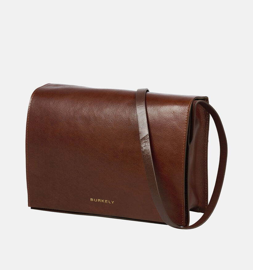 Burkely Fine Florence Sac port&eacute; crois&eacute; en Cognac pour femmes (380442)