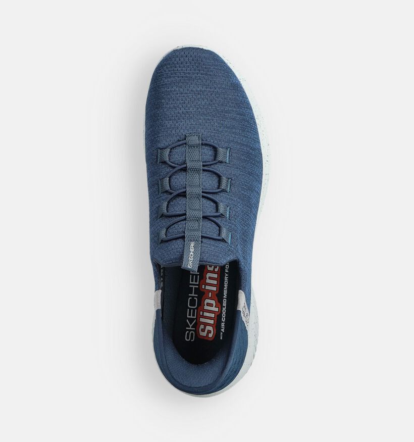 Skechers Ultra Flex 3.0 Baskets en Bleu foncé pour hommes (371072) - pour semelles orthopédiques