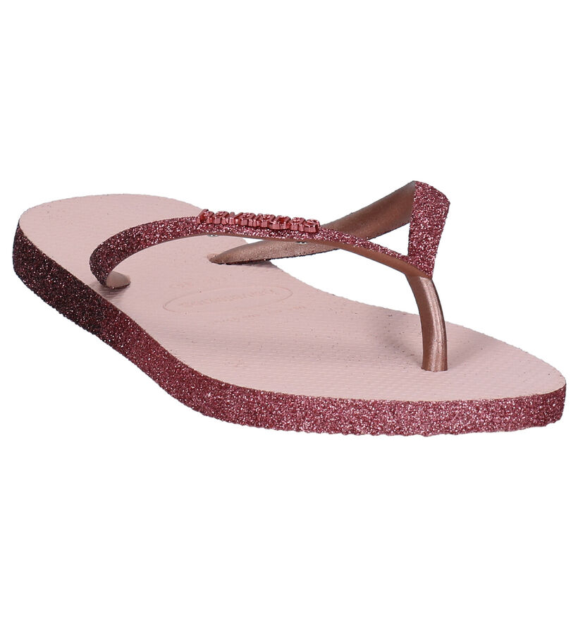 Havaianas Slim Tongs en Beige en synthétique (289779)