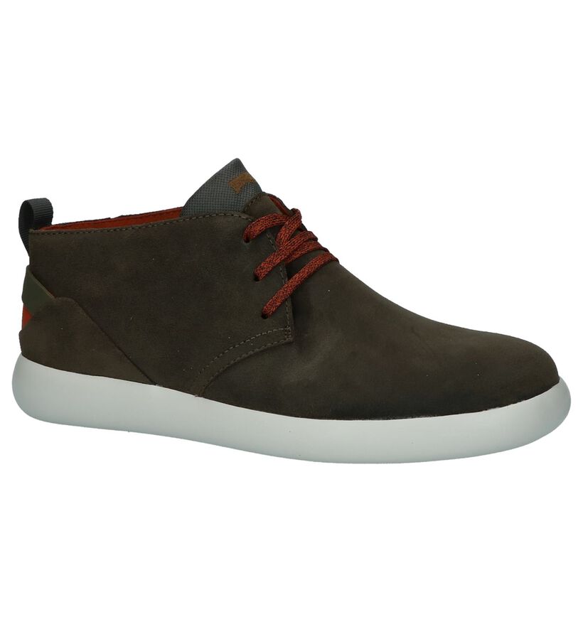 Kaki Bottines Camper Capsule in daim (226154)