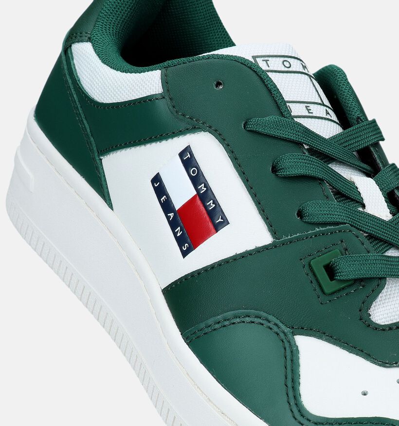 Tommy Hilfiger TJM Retro Groene Sneakers voor heren (334093) - geschikt voor steunzolen