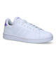 adidas Advantage Baskets en Blanc pour femmes (324526) - pour semelles orthopédiques