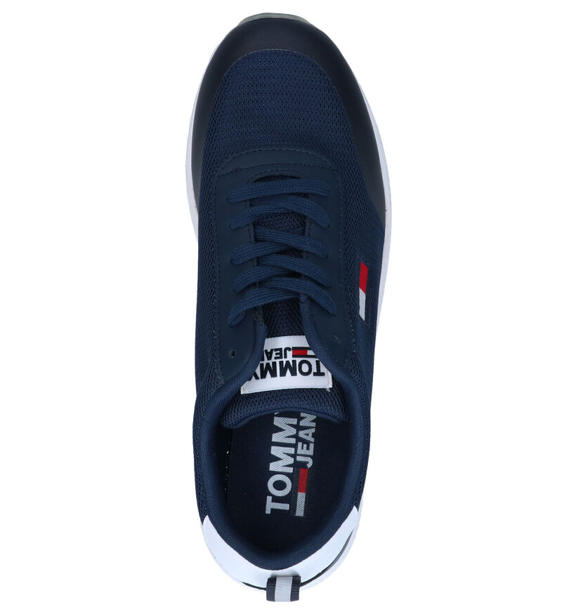 Tommy Hilfiger Tommy Jeans Blauwe Veterschoenen in stof (276230)