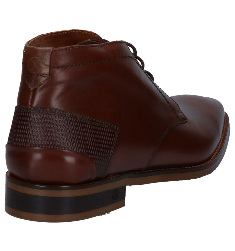Ambiorix Funnix-a Chaussures Habillées en Brun en cuir (283932)