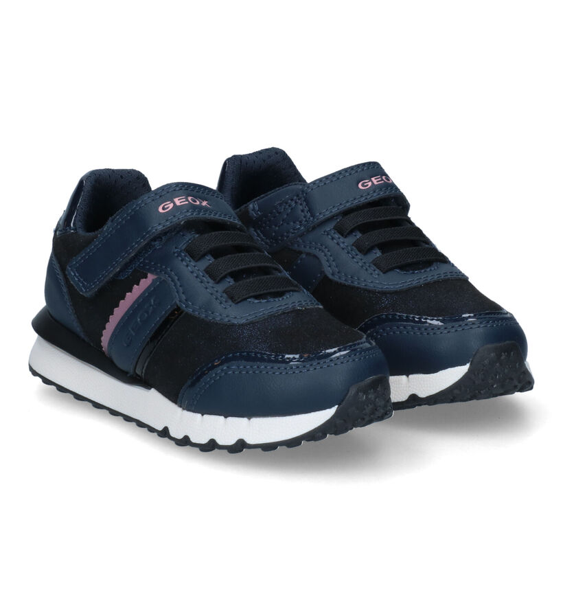 Geox Fastics Baskets en Bleu pour filles (312550) - pour semelles orthopédiques